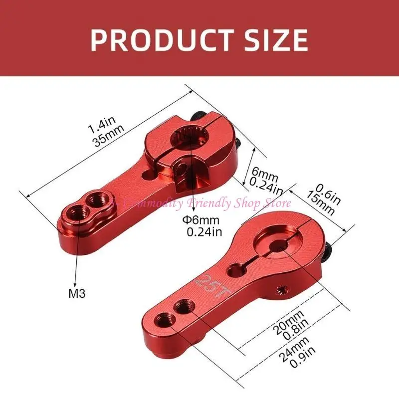 85ae 25t Metal Servo Arm para robótica control precisa y suministro artesanía fabricación modelos