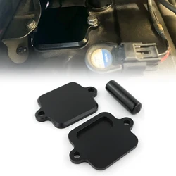 Smog Block Off Plate Cover CNC Billet Aluminum Fit For Kawasaki ZX6R ZX-6R ZX6RR 636 ZX-10R ZX-14R Concours 14 Z800 Z1000
