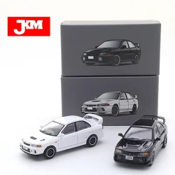 JKM 1/64 MITSUBISHI Lancer EVO4 Car Alloy Toys Motor Vehicle Diecast Metal Model Kids Xmas Gift Toys for Boys