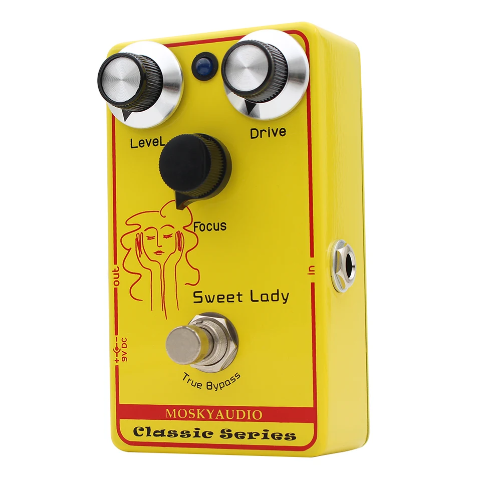 Mosky Sweet Lady Overdrive Effect Pedal for Electric Guitar with