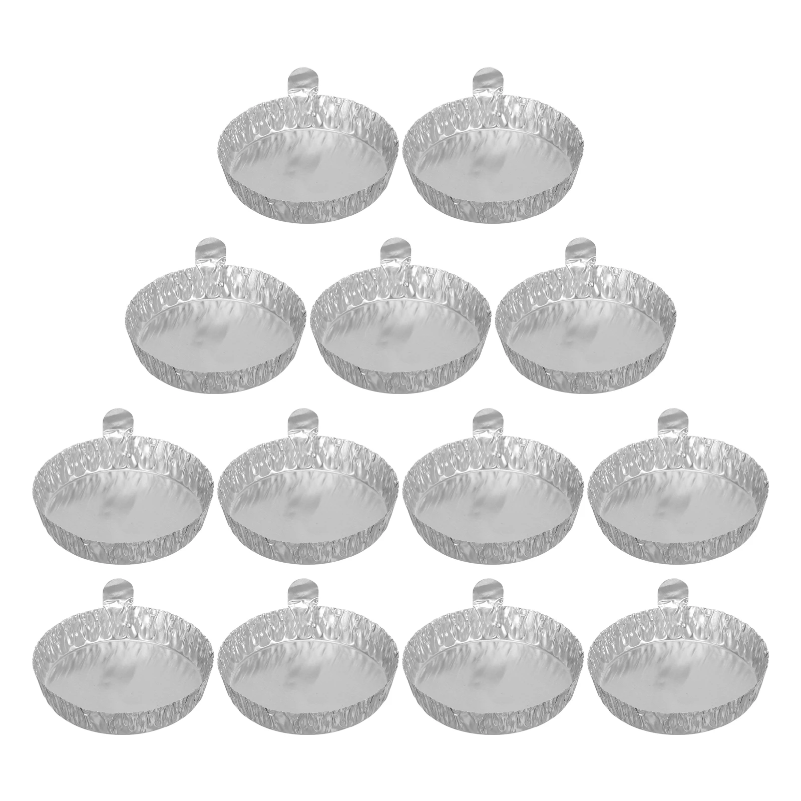

50 Pcs Aluminum Foil Weighing Boats Large Capacity Laboratory Supplies Measuring Trays Temperature Resistant Dry Powder
