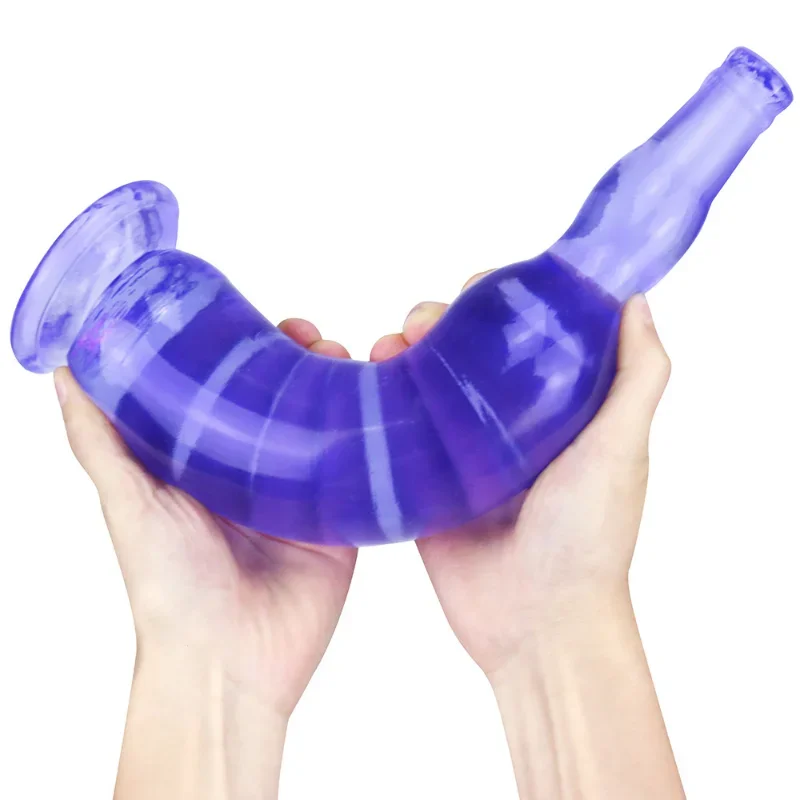 Giant Beer Bottle Anal Dildo Buttock Anal Vaginal Dilator with Suction Cup Silicone Adult Homosexual Sex Toy