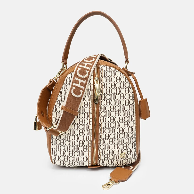 

CH Brand Monogram Printed Shell Classic Design Fashion Women's Handbag High Quality Versatile 2025 New Women's Handbag