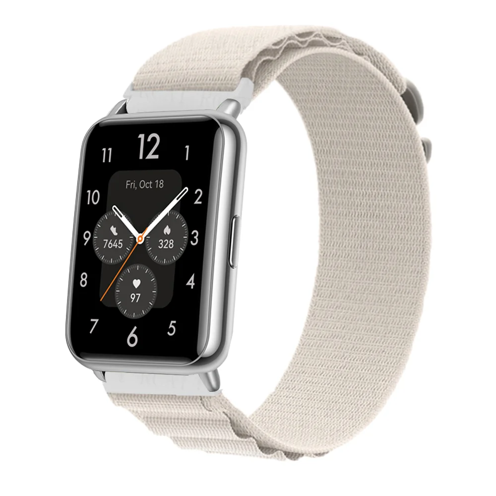 Alpine Loop Band For Huawei Watch Fit 2 Strap Accessories wristband Nylon watchband Bracelet Correa for Huawei Watch fit2 band