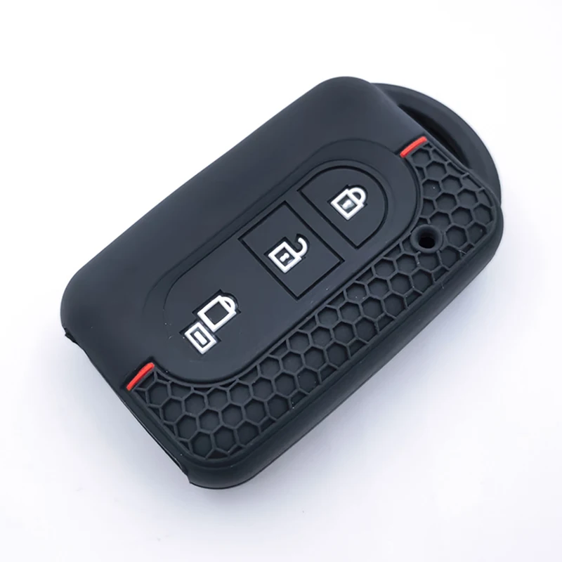 Schlüsselhülle Fob Schlüsselhalter für Nissan Qashqai J10 Tiida Micra X-Trail NV200 Navara Pathfinder Juke Schlüsselanhänger Autozubehör