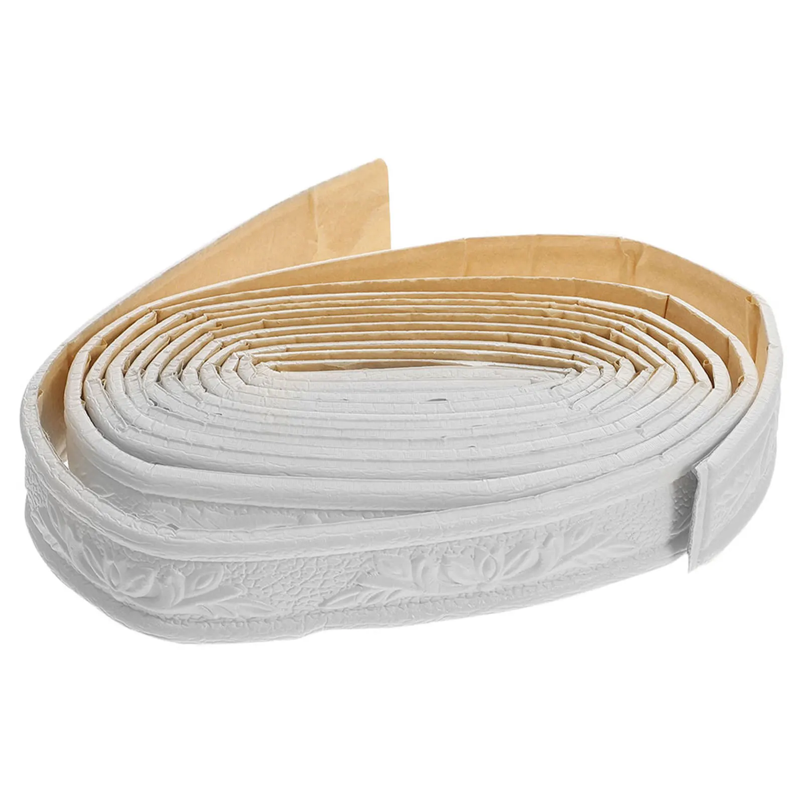 

1 Roll Wall Trim Sticker 3D Adhesive Wallpaper Border For Home Office Hotel Decor Self Adhesive Edging Strip For Tiles Molding