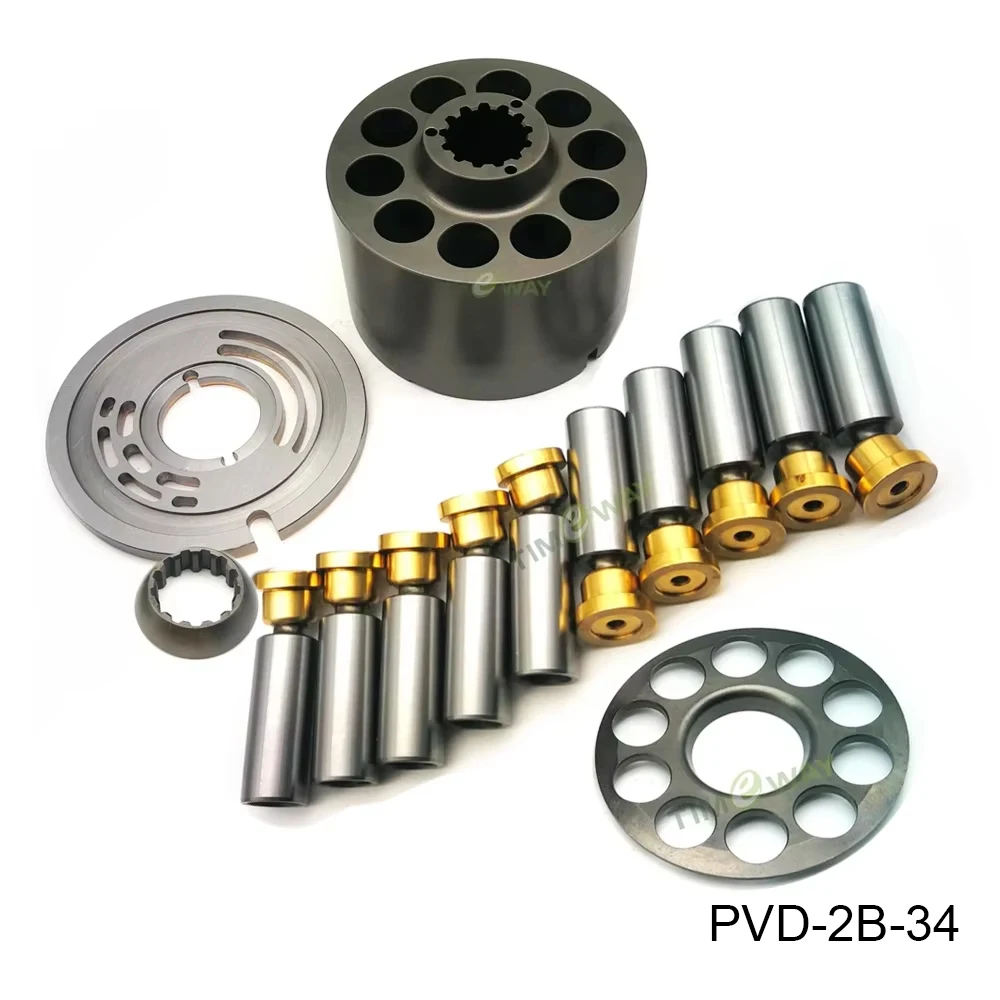 

PVD-2B-34 Ремкомплекты гидравлического насоса Комплекты роторной группы насоса экскаватора для ремонта PVD-2B-34P PVD-2B-34L Поршневой насос Nachi