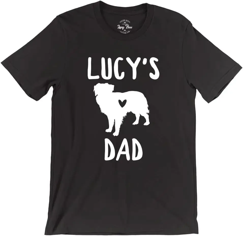 

Personalized Aussies Dad Shirts Cute Aussies T-Shirts for Men Funny Gifts for Aussies Dad