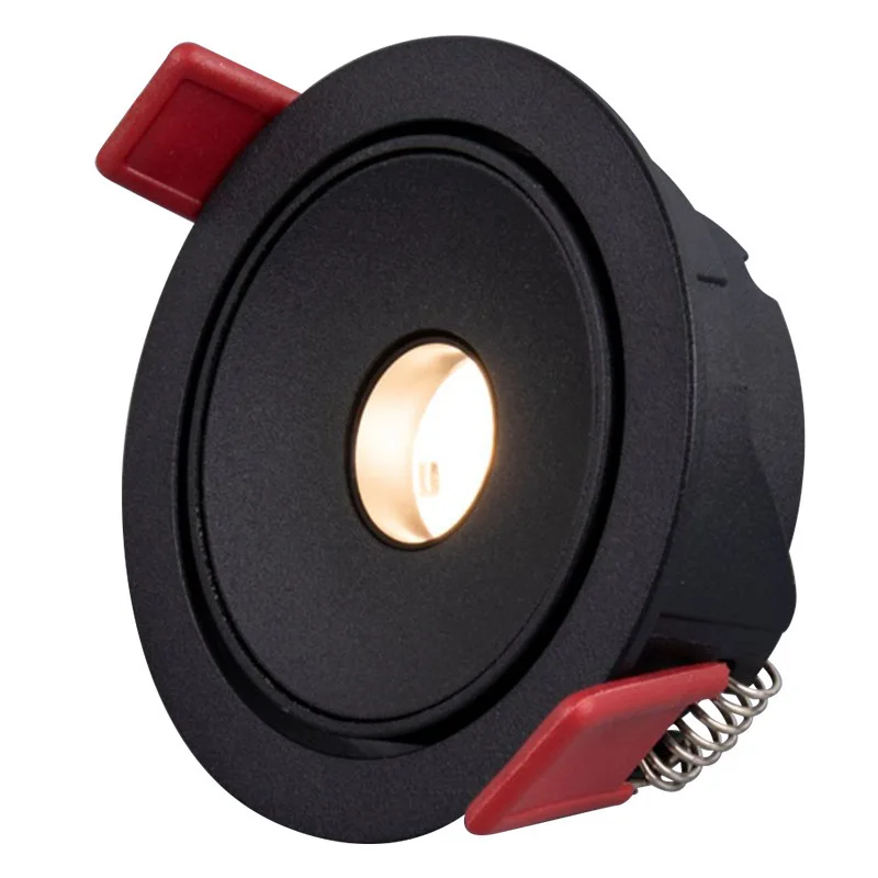 10 STKS/20 STKS theehuis sfeer mini focus spotlight Kleine Hoek 3 ° 8 ° LED inbouwspot plafondlamp Wijnkast Museumverlichting 3W