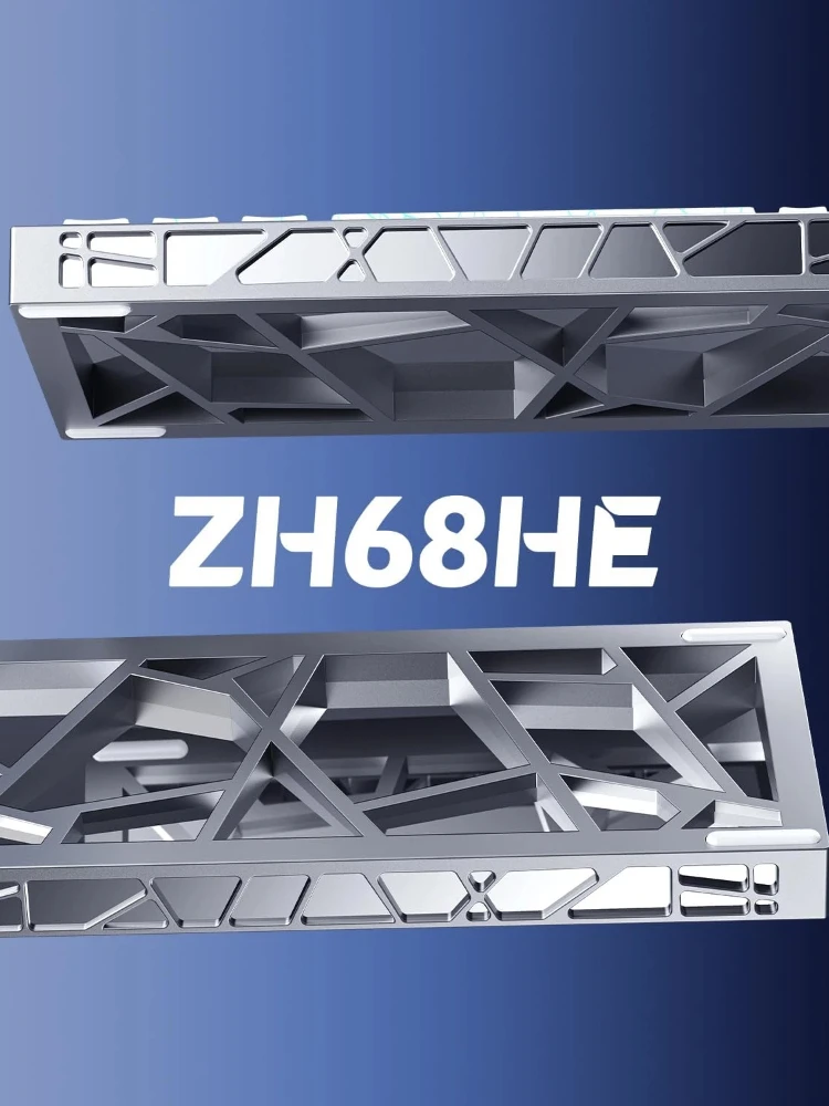 ZORNHER ZH68HE Magnetic Keyboard Wired CNC Aluminum Gaming Keyboard 65% Rapid Trigger  8K HZ Polling Rate Magnetic Switch