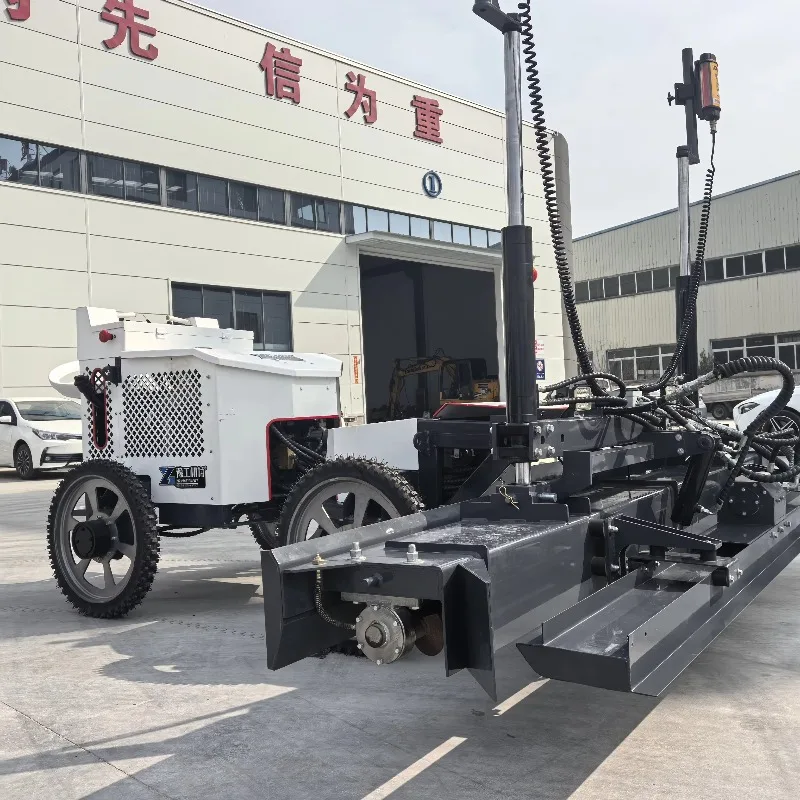 Stable Driving Laser Leveler Anti Vibration Concrete Screed Machine For Smooth Floor Finishing Works