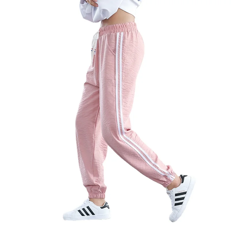 

Women's Hemp Cotton Sports Pants New Autumn&Winter Loose Clothes Drawstring Fitness Running Yoga Workout Trousers Plus Size