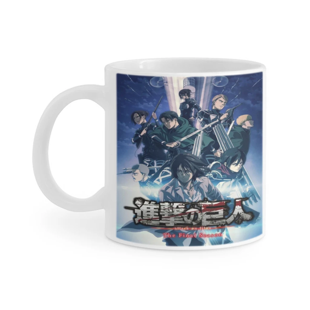 Wings of Liberty Attack on Titan Retro Ceramics Coffee Mugs Tea Cup Milk Cups Gifts Drinkware Coffeeware