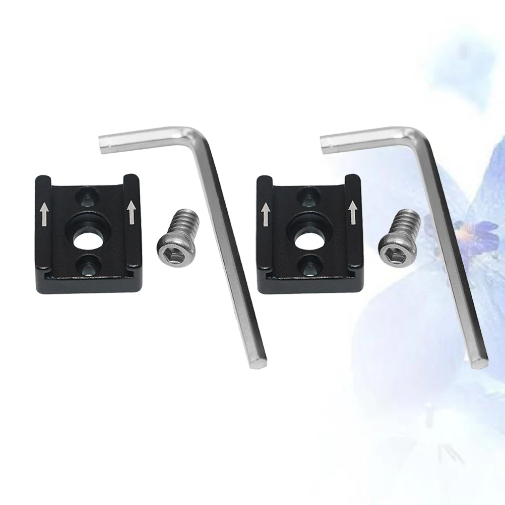 

2 Set Hot Shoe Converter Quick Release Seat Adapter Cold Cage Mount