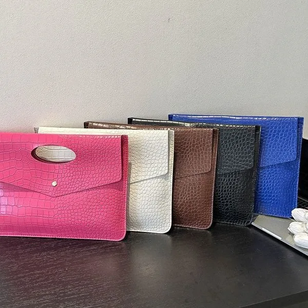 

Women PU Leather Crocodile Pattern Day Clutch Bag Clutches Ladies Hand Bags Envelope Bag Luxury Party Evening Bags Bolsa
