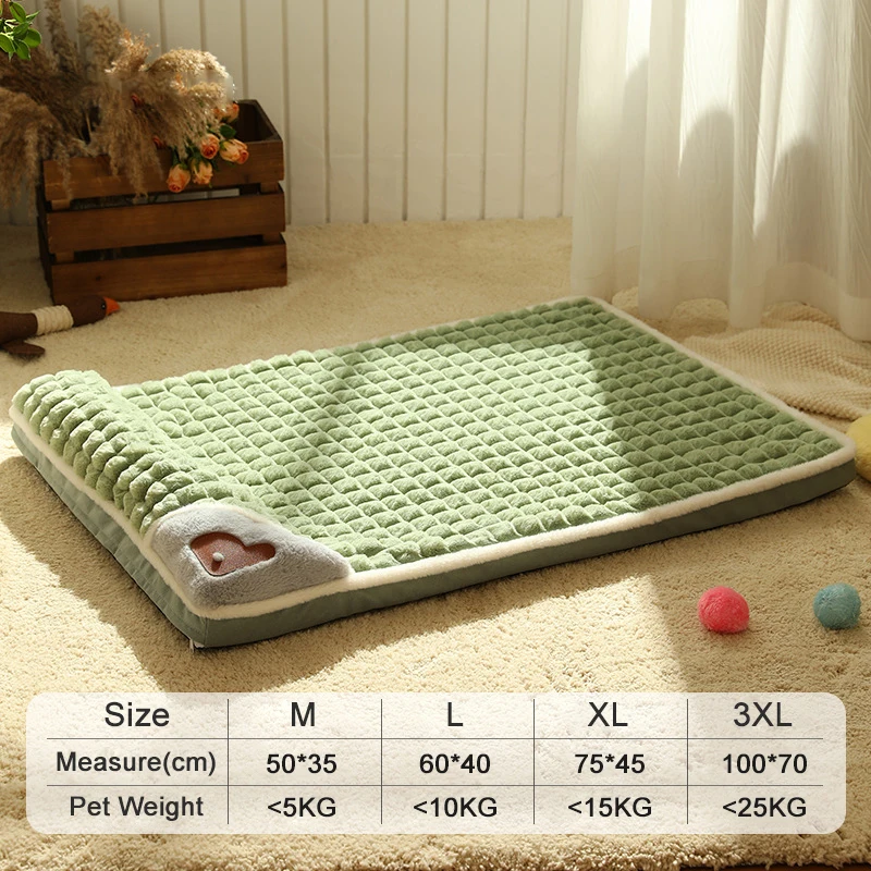 Pet Dog bed mat Protect cervical spine Detachable Dog house indoor For small medium large dogs bed Comfort Coft Pet supplies