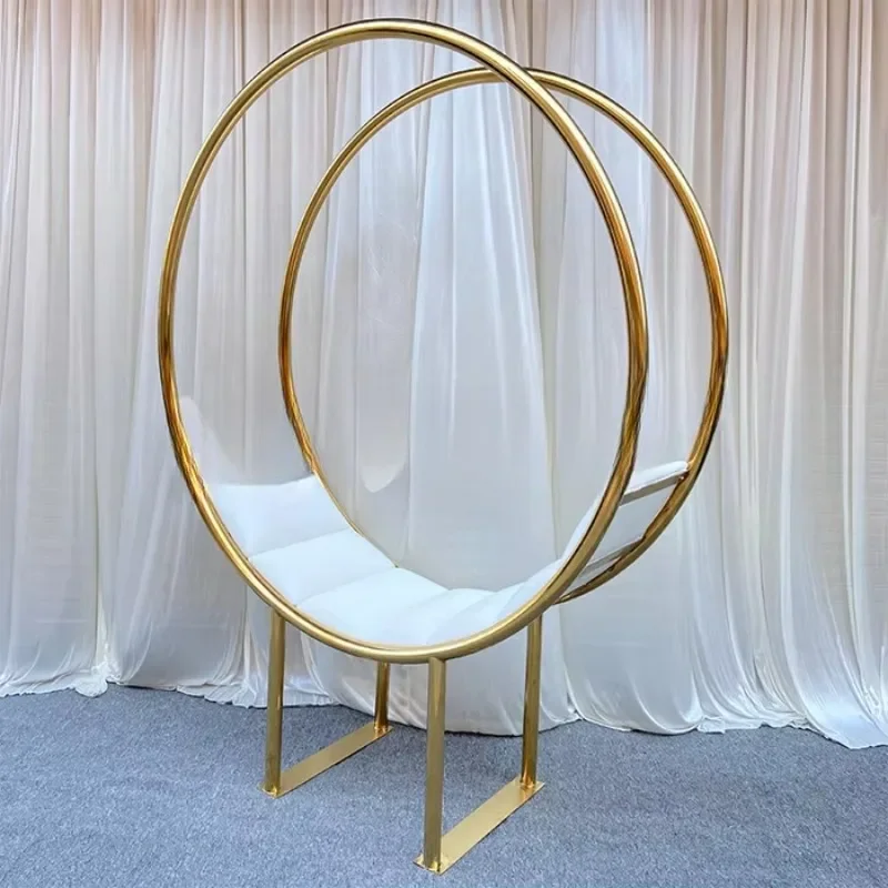 Moon Circle Event Furniture Marriage Bridal Sofa Wedding Chair