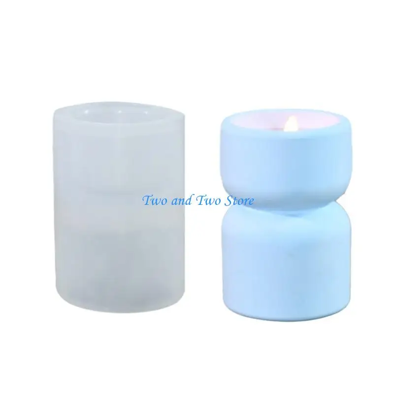 

HX6F Multipurpose Cylinder Vase Silicone Mold Versatile Resin Cast Set for Home and Office Decoration and Jewelry Storage