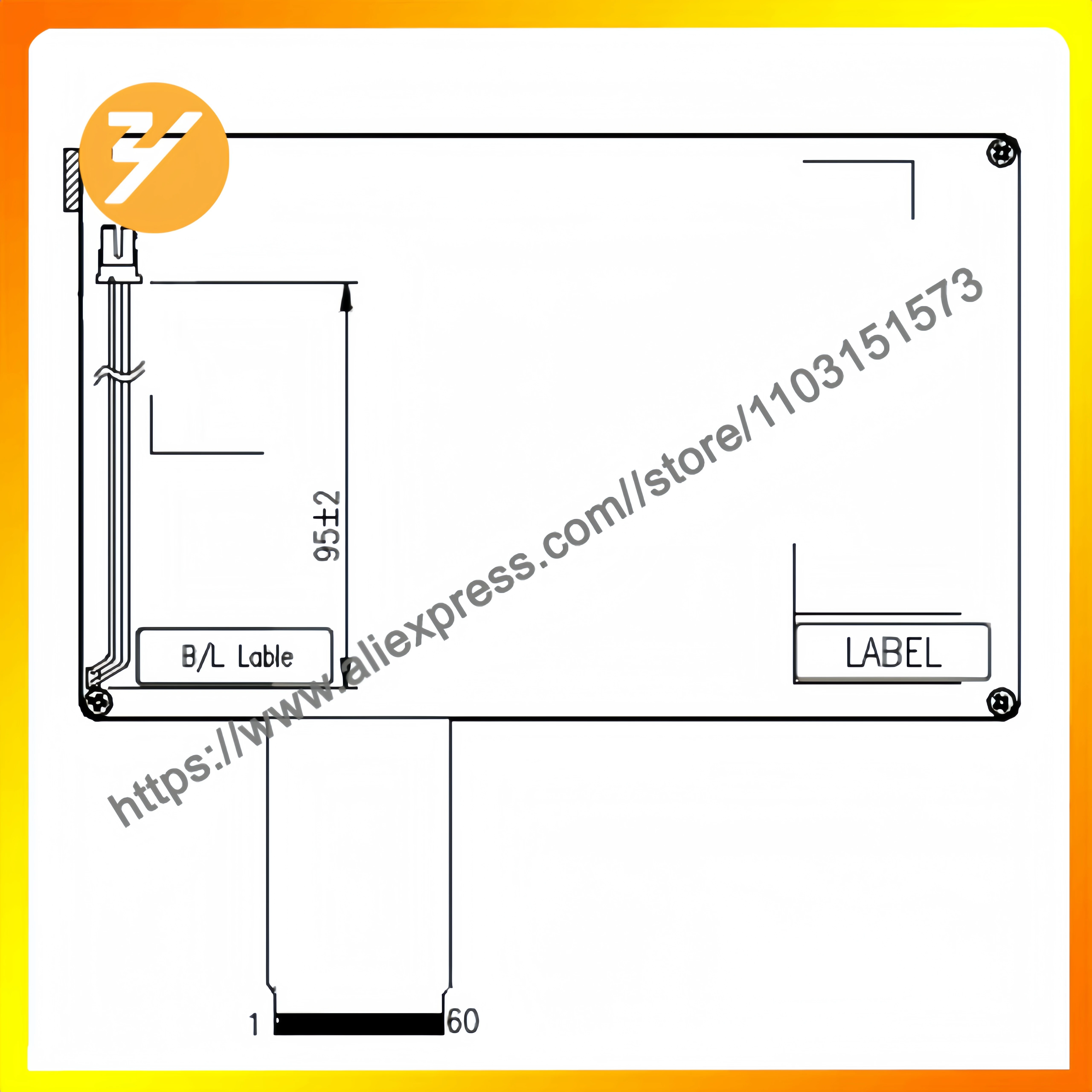 

7,0-дюймовый новый оригинальный FG0700GCDSSWBGL1 высококачественный ЖК-экран промышленного управления на складе Zhiyan Supply