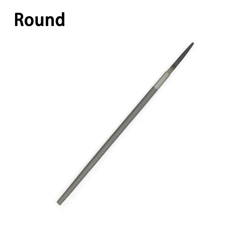150mm 6 Inch Steel Files Without Handle Flat Round Half Round Triangle Square for Filing Irregular Metal Wood Surfaces