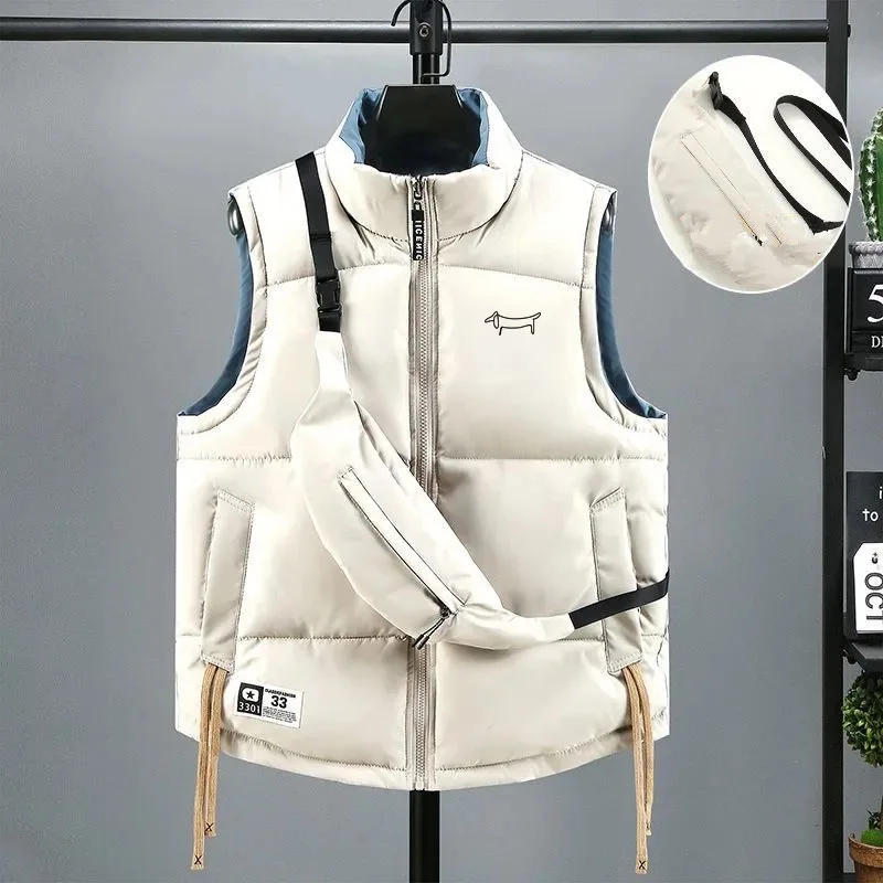 

Men Golf Vest Jackets Men's Golf Apparel Korean Golf Wear 2024 Winter Keep warm Men's Golf Clothing High Quality Fashion Vest