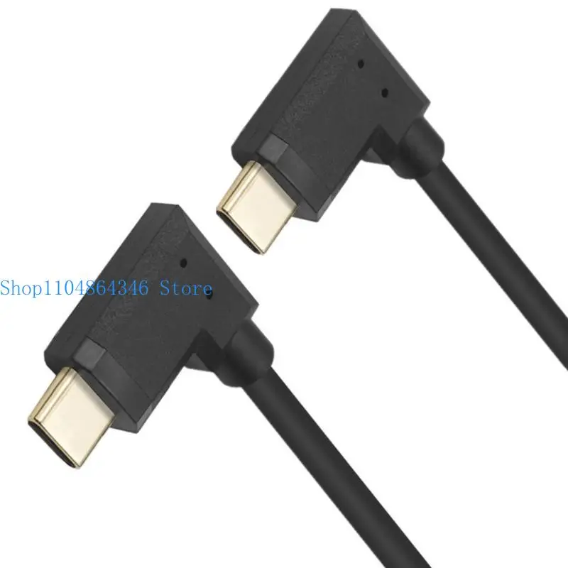 652F 90 Degree Type C Male to Male Cable 10Gbps Data Transmission