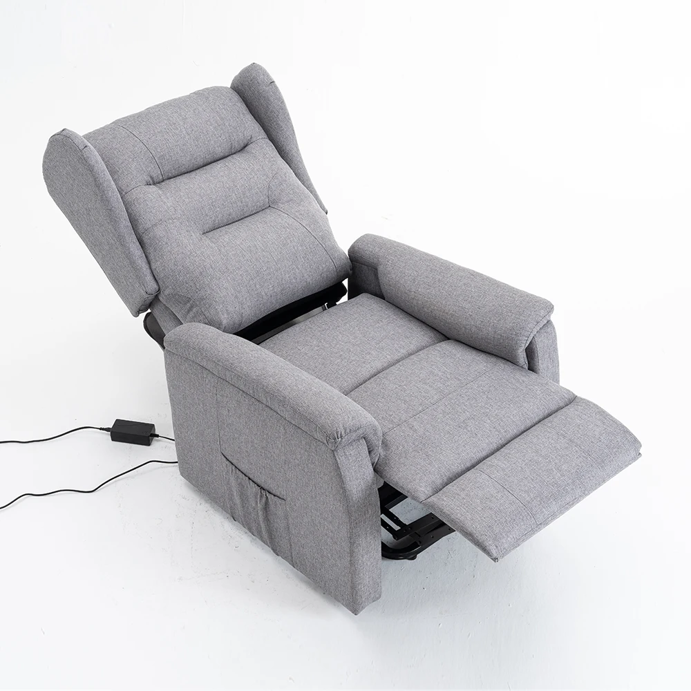 Fabric Recliner Lift Chair For Living Room One-Seater Sofa With Remote Control Premium Recliner Chair
