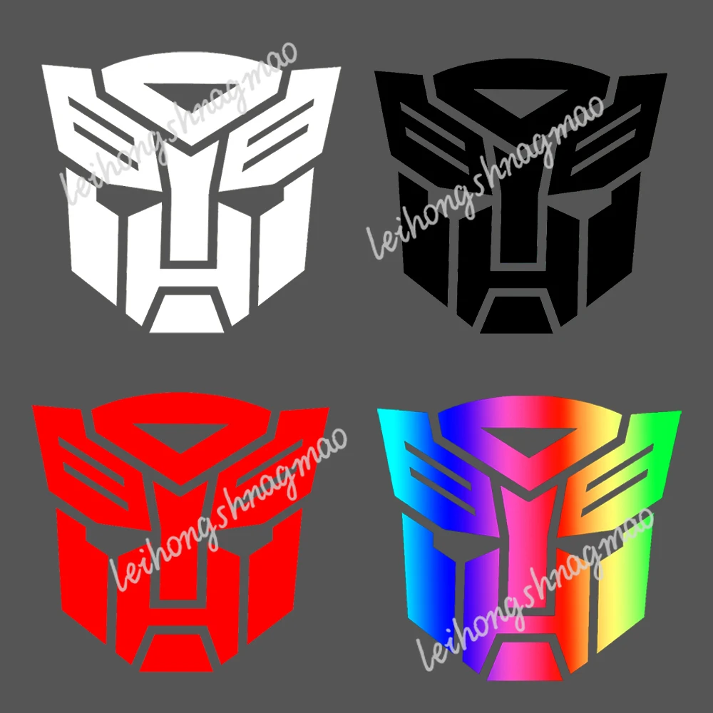 

Whl#Transformers Decal Car Sticker Modeling Reflective Car Rear Windshield Motorcycle Laptop Decoration
