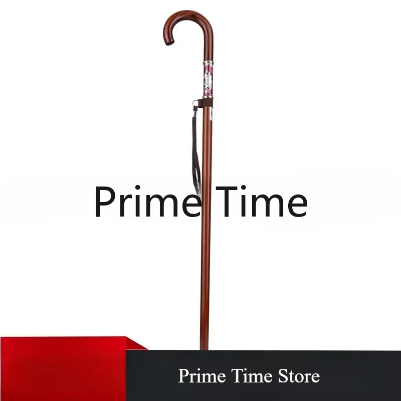 Walking Stick for the Elderly Imported Solid Wood Gentleman Cane Classic Stick Crutch Gift