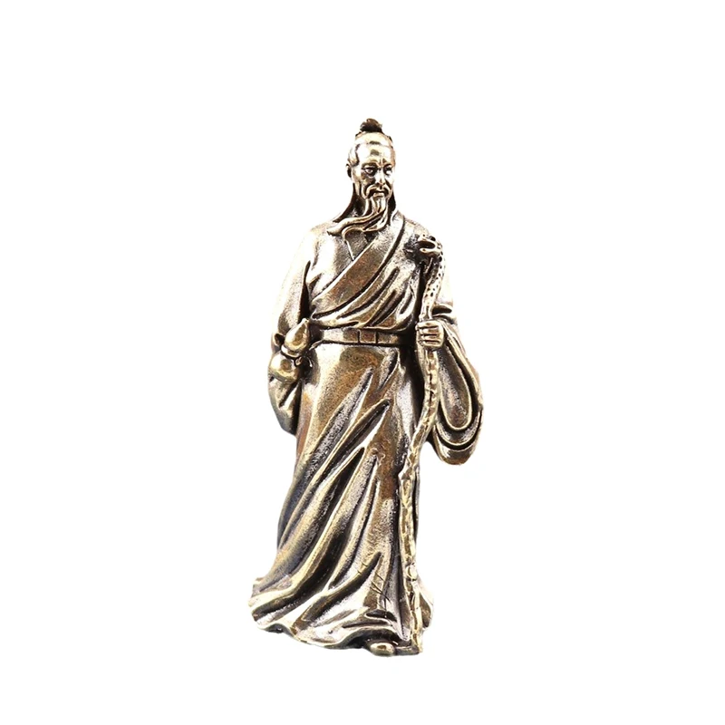 【F】Solid Brass Donkey Small Ornament Antique Copper Animal Equus Asinus Miniature Figurines Home Desktop Decoration Accessories view 5