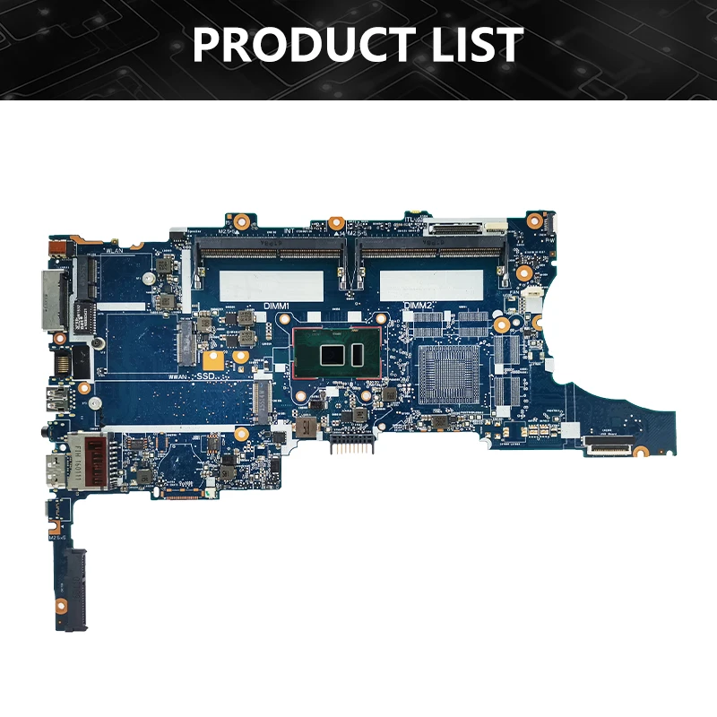 6050a2822301-mb-a01 6050 a2728501-mb-a01 Mainboard für HP Elite book 840 g3 850 g3 Laptop Motherboard CPU i5 i7 6. Generation