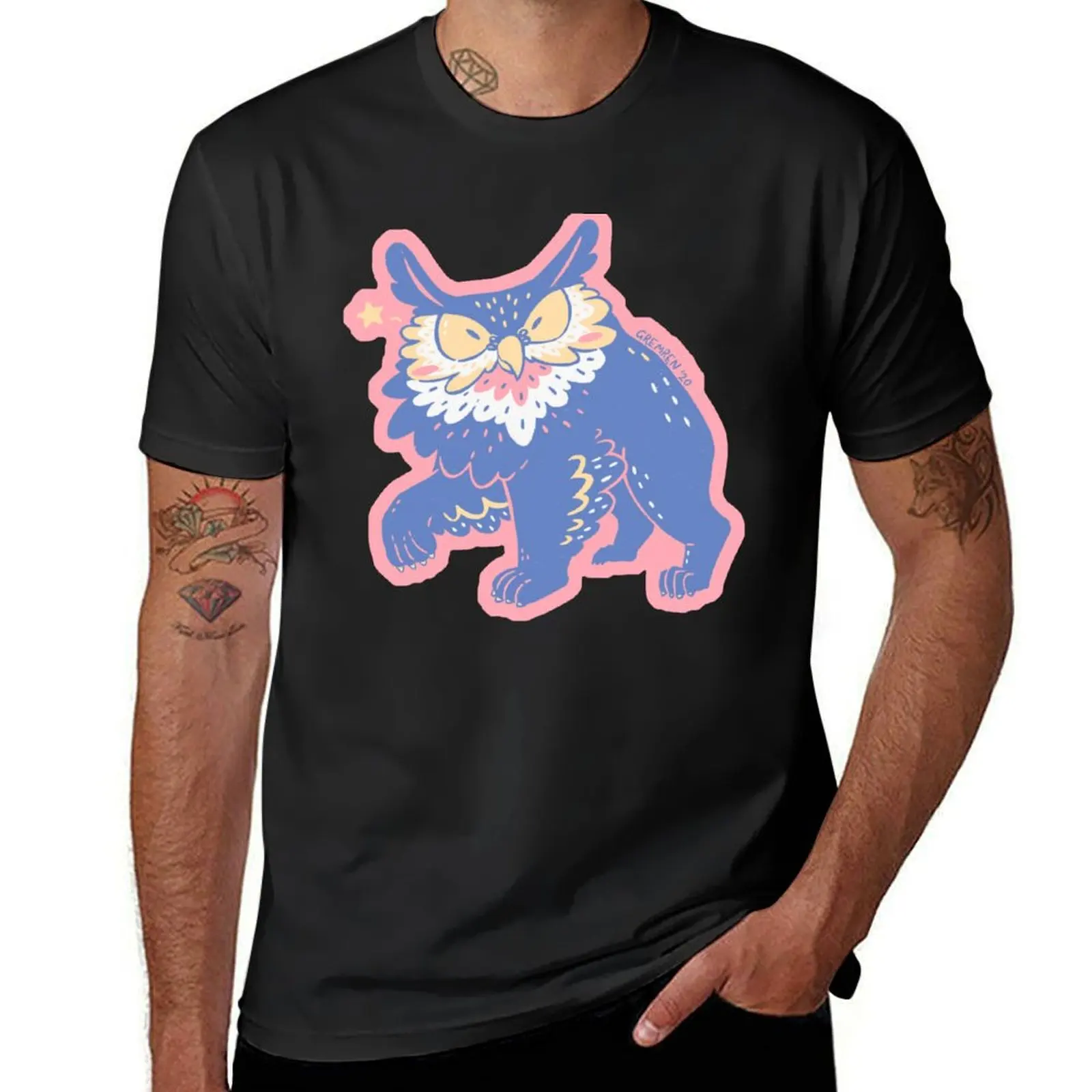 Cutie Patootie Owlbear T-Shirt heavyweights korean fashion sports fans t shirt men