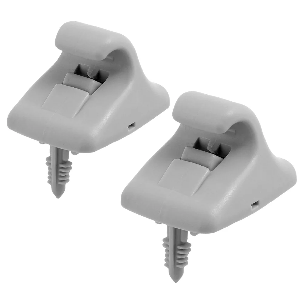 

2 pcs Car Interior Accessories Durable Car Visor Accessories Plastic Auto Replacement Visor Parts Mounting Clamps