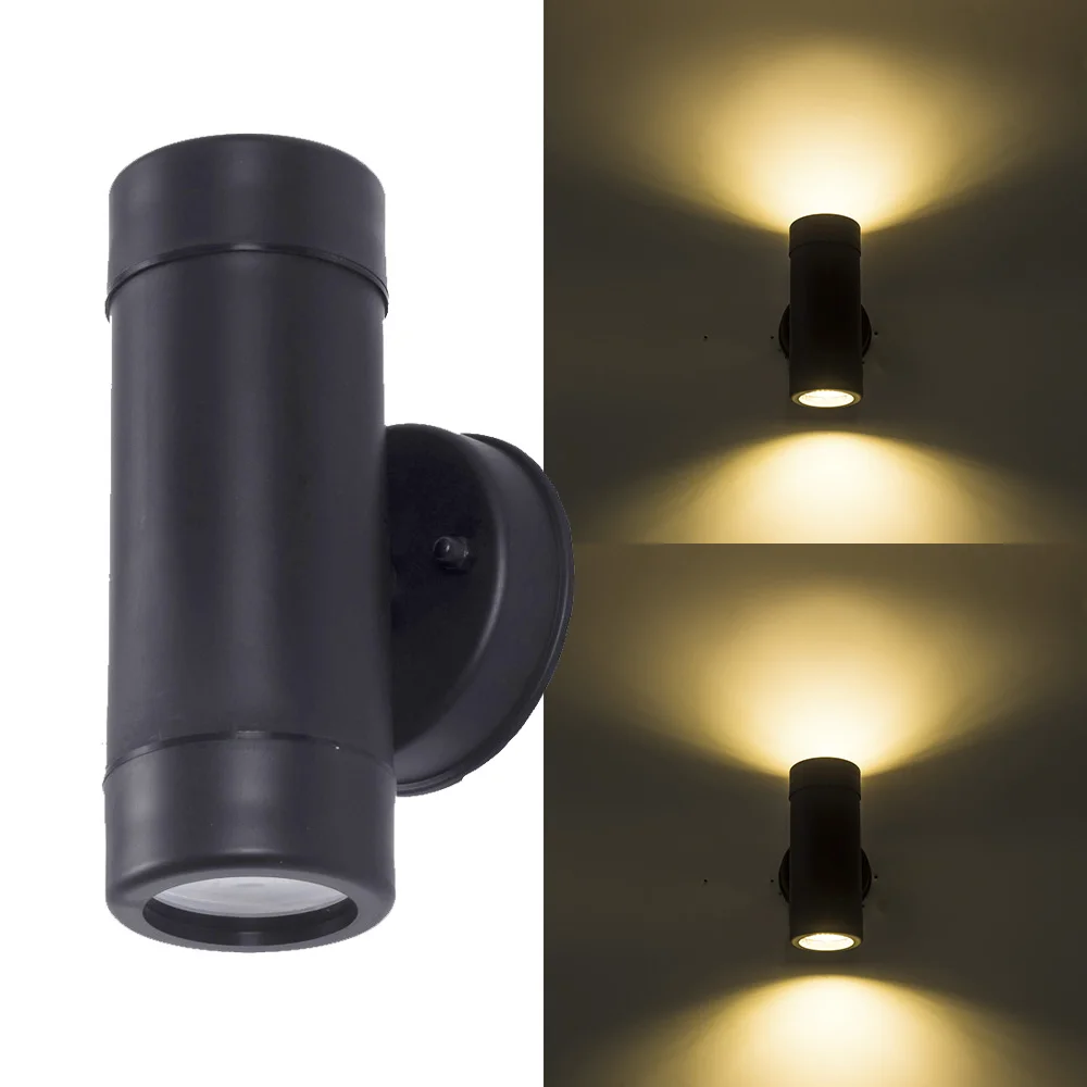 

Waterproof Indoor Outdoor Led Lights GU10 LED Plastic Wall Lamp Garden Lights Modern Wall Lights Porch Light