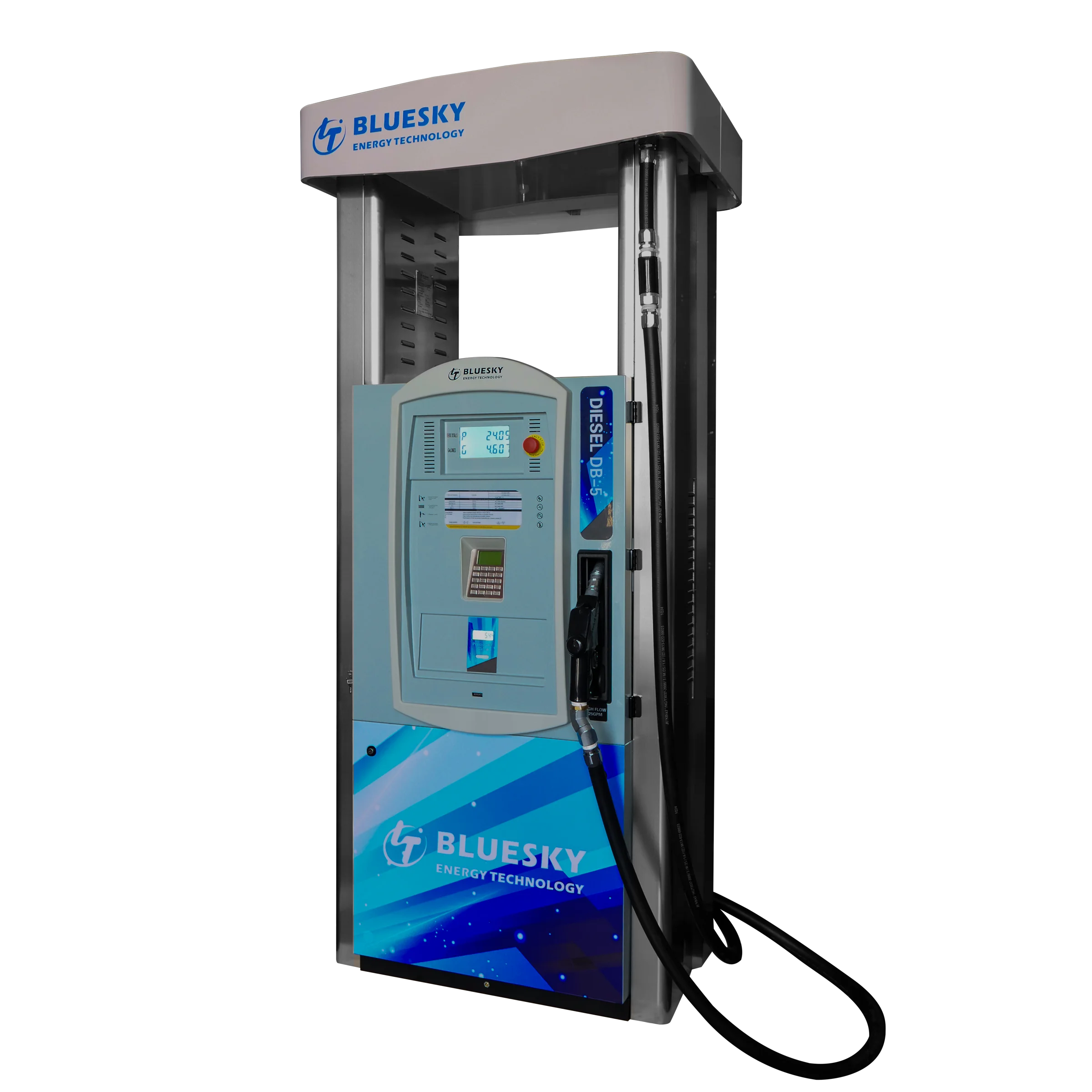 Blue Sky Gilbaco refueling machine Gilbaco 8 nozzle refueling machine gas station