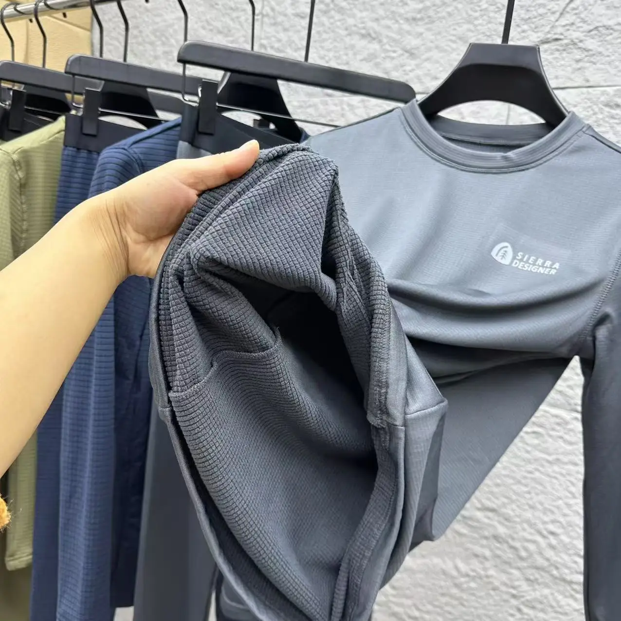 

Самонагревающийся теплый комплект мужского термобелья: удобные осенние штаны и топ для мгновенного согревания при низких температурах, повседневная спортивная одежда