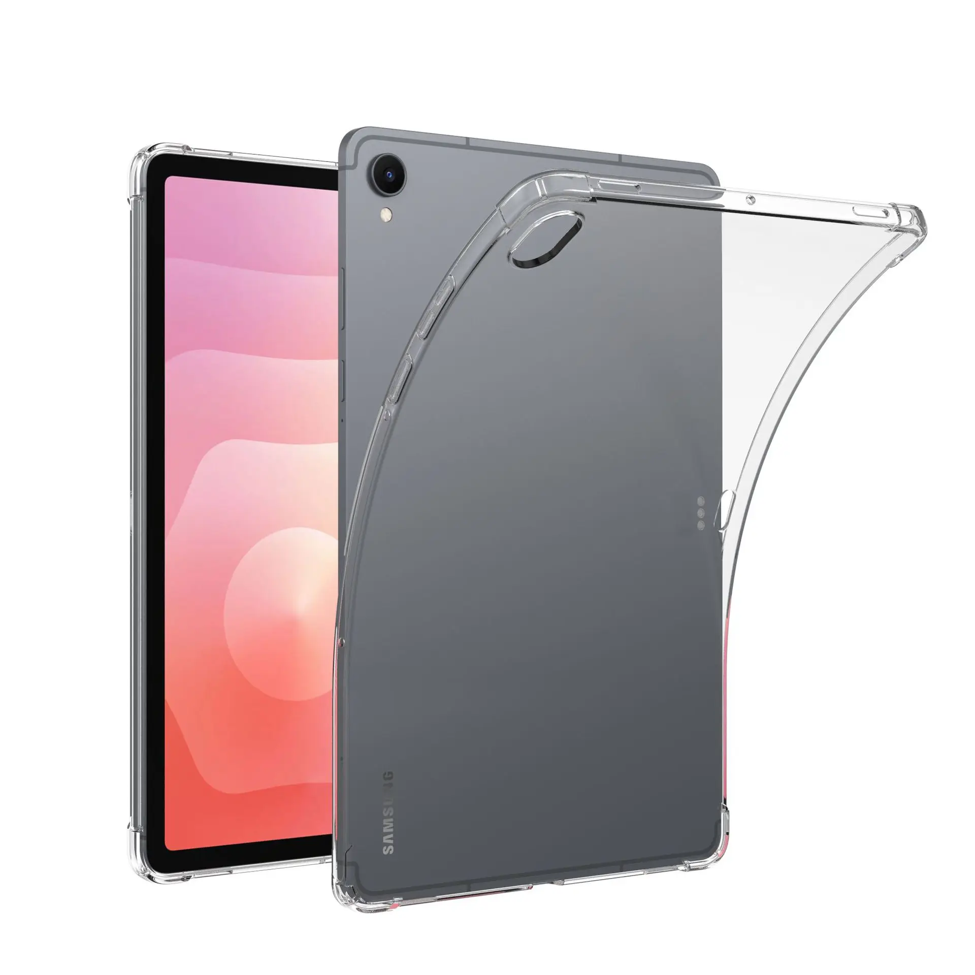 TPU Transparent Case For Samsung Galaxy Tab S9 Tab S9 FE + A9 Plus 2023 A9+ 2023 A7 Lite A8 A7 S7 FE S8+ 12.4 Protective Case