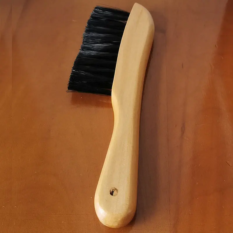 Pool table edge seam brush wooden knife brush Theaceae Bruch head PVC bristle pool table face Taini cleaning tool