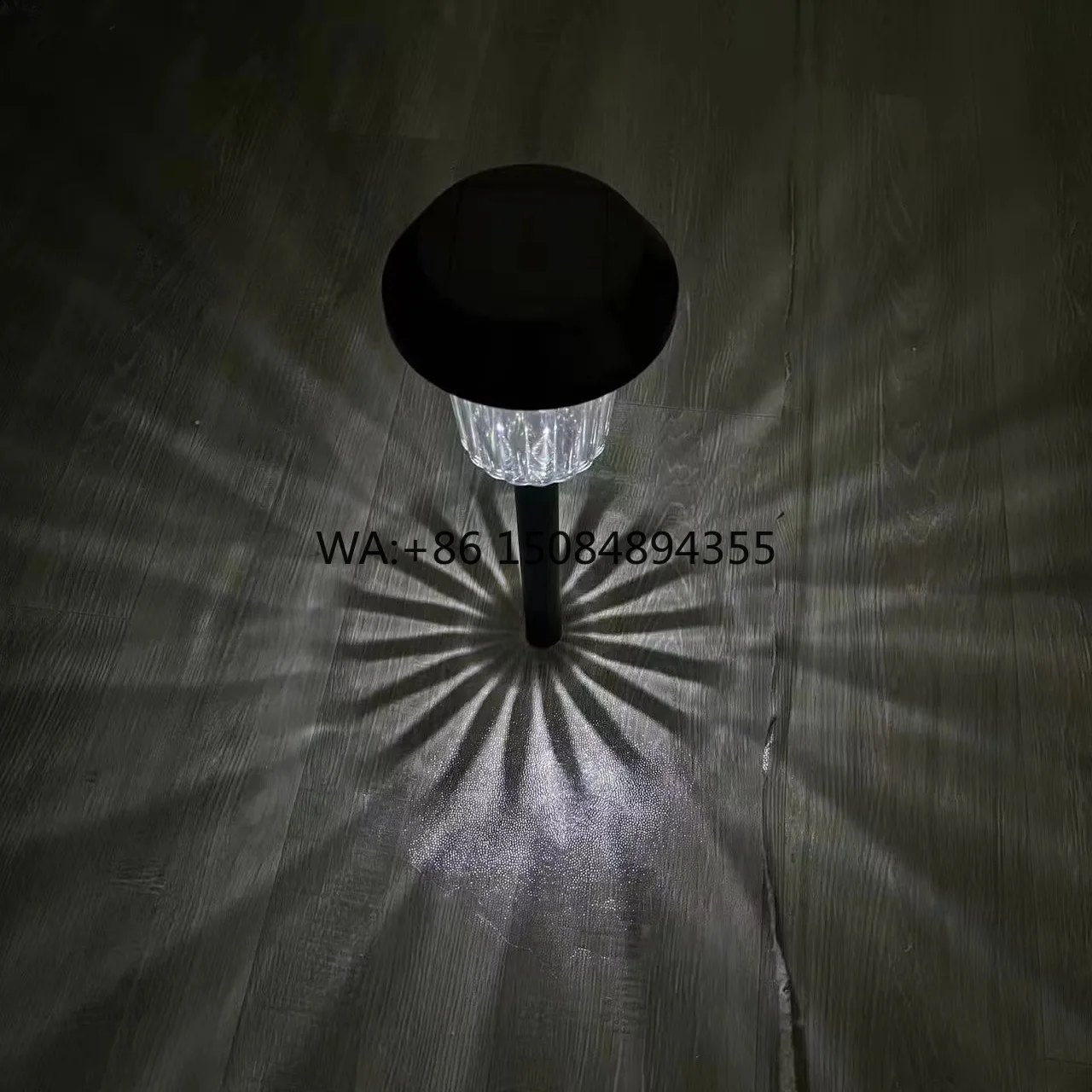 Solar Pathway Lights Dusk to Dawn Sensor Integrated Dimmable Garden Yard Lawn Lamp Walkway Path Solar LED Bollard Light Outdoor