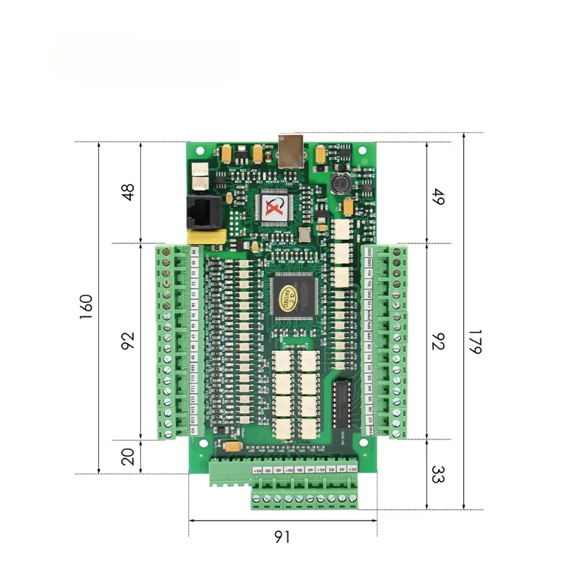 1Mhz CNC Driver Board MACH3 4 axis USB control board Motion Control Card interface for stepper/servo motor