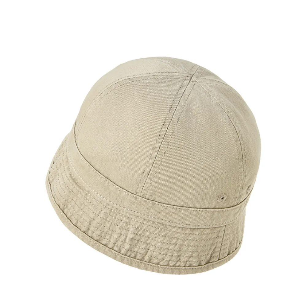 Kreatywny kapelusz rybacki z bawełny, miękki, jednolity kolor, ochrona przed słońcem, sportowy kapelusz przeciwsłoneczny typu bucket hat, damski.