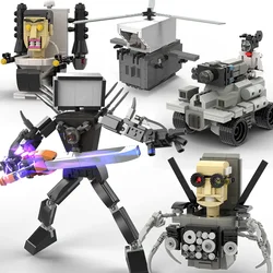 Skibidi Toilet Figure Building Blocks Toys Titan Cameraman Speakerman Bricks Model Toys Boys collection Toys Children Gifts