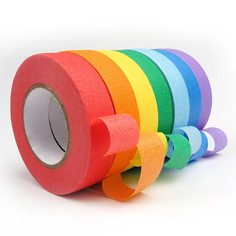 

50Meter Length Automobile Handwritten Protect The Wall Painting White Paper Adhesive Tape Drawing No Trace Masking Tape