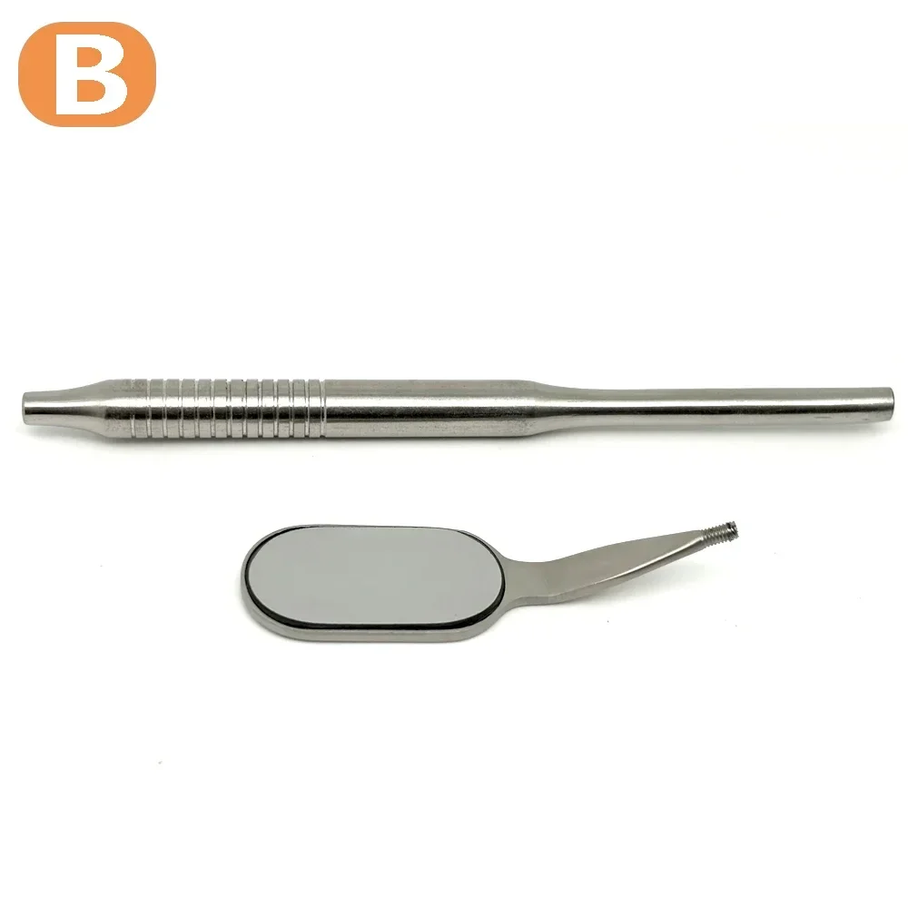 

Стоматологическое зеркало для рта, противотуманное зеркало с ручкой, длинные родиевые зеркала, отражатели, высококачественные стоматологические инструменты