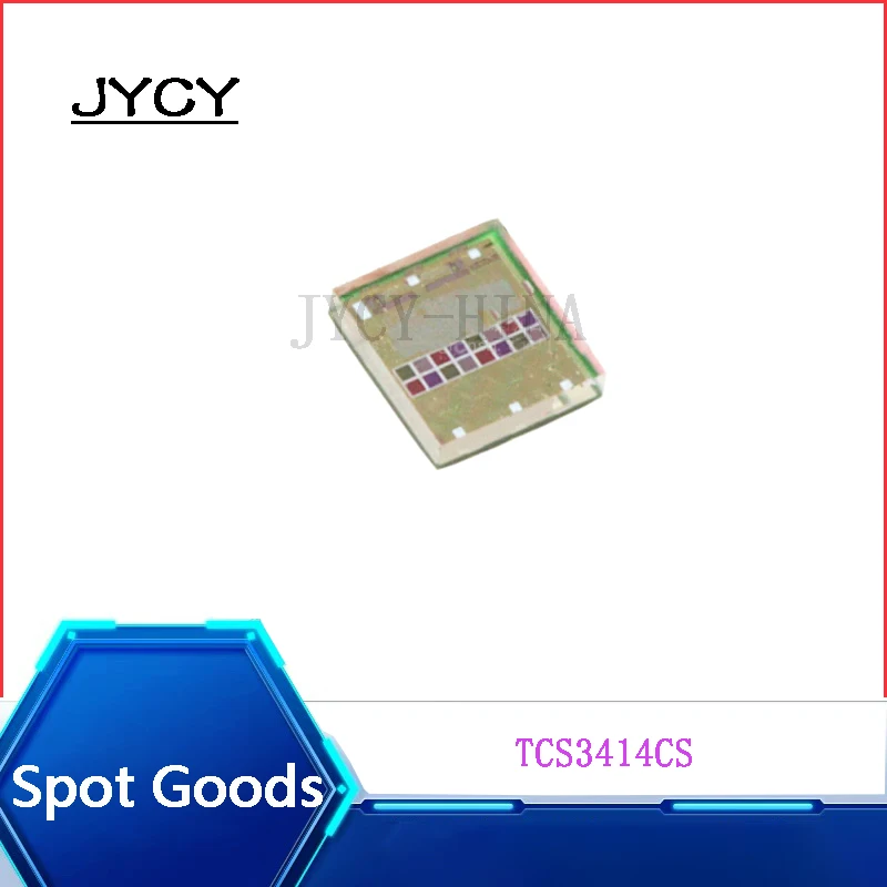 1PCS  TCS3414CS  NEW   BGA-6 SMD Color Sensor Optical-to-Digital Converter