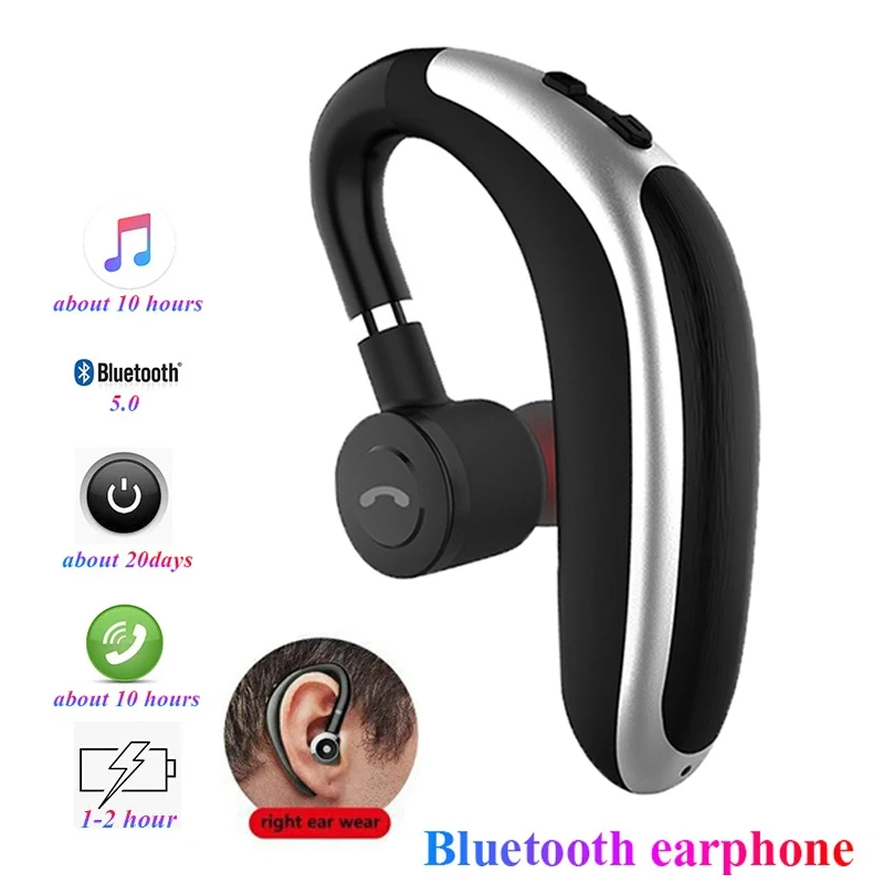Mini Wireless Bluetooth Earphone With HD Mic Stereo Car Business Handsfree K20 HD Call Bluetooth 5.0 Headset For iPhone Samsung