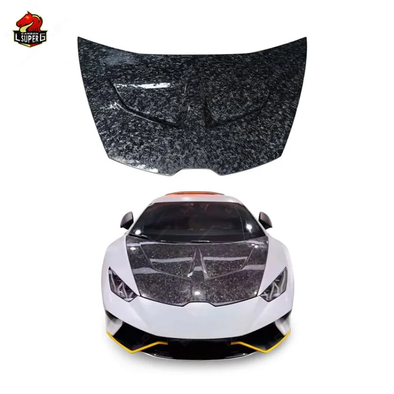 

Hood For Lamborghini Huracan Lp610-LP580 Upgrade Wet Carbon Fiber Hood Bonnet Cover Body Kit