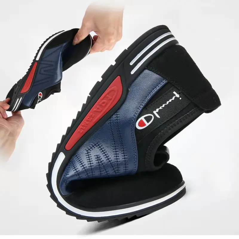 2023 novo masculino casual sapatos esportivos deslizamento em respirável sapatos masculinos ao ar livre antiderrapante resistente ao desgaste sapatos masculinos