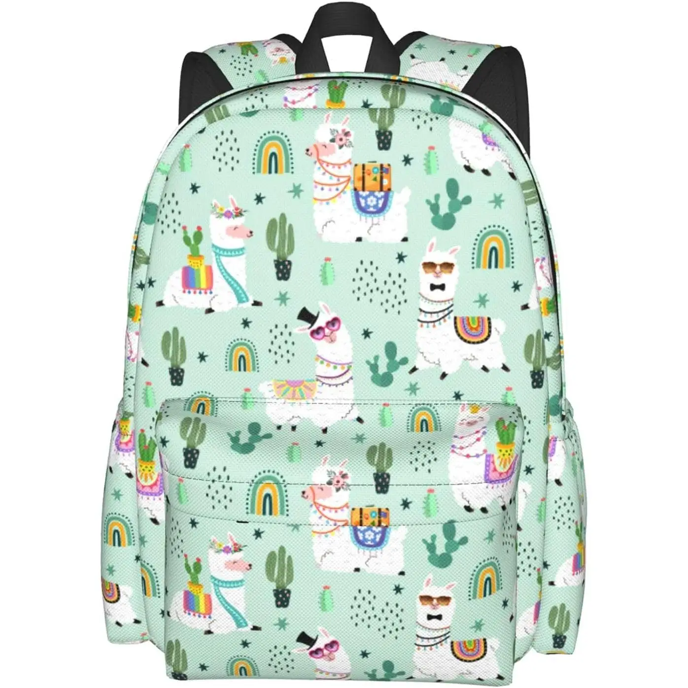 Cute Llamas Backpack for Women 16.9 inch Travel Casual Laptop Backpack Lightweight Waterproof Hiking Daypack