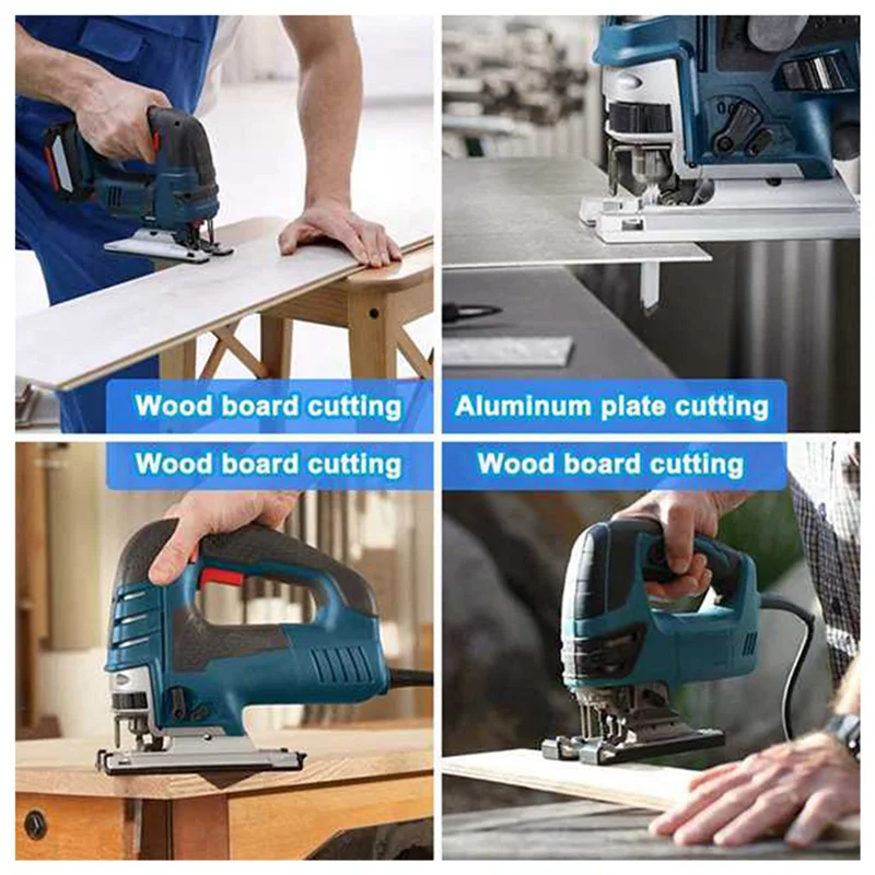 A19F-80Pcs hoja de sierra de calar alternativa T101AO vástago en T hojas de sierra de calar múltiple para disco de corte de madera y plástico